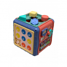 Купить развивающая игрушка uwu baby бизи-борд куб-умник 77246