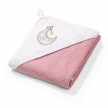 Купить полотенце с капюшоном babyono "soft", 100 х 100 cм, белый, коралловый babyono 997170995
