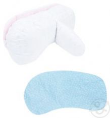 Купить подушка smart-textile мамина радость подушка/наволочка 2 предмета 66 х 26 х 17 см, цвет: розовый ( id 8305813 )