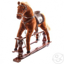 Купить качалка toyland лошадка, цвет: коричневый/бежевый ( id 12113656 )
