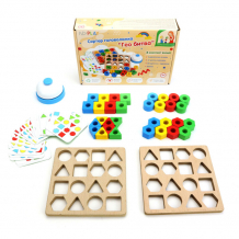 Купить деревянная игрушка nd play сортер-головоломка гео битва 306751