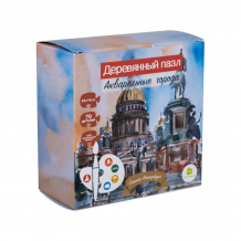 Купить деревянная игрушка clever energy пазл акварельные города санкт-петербург 5235