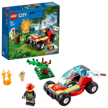 Купить lego city 60247 конструктор лего город лесные пожарные