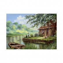 Купить пазл art puzzle вечерняя рыбалка, 500 деталей ( id 15101486 )