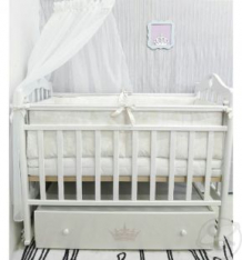 Купить кроватка для новорожденных by twinz версаль, цвет: белый ( id 9525282 )