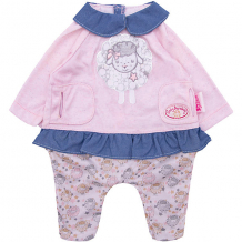 Купить одежда для куклы zapf creation "baby annabell" костюмчик для прогулки, розово-голубой ( id 8715561 )