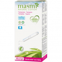 Купить masmi natural cotton гигиенические тампоны с аппликатором mini 18 шт. 00300