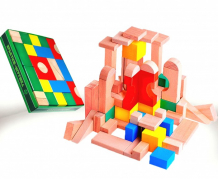 Купить деревянная игрушка престиж-игрушка набор конструктор 60 деталей сц1301