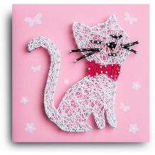 Купить набор для творчества string art lab кошка, 19х19 см ( id 16177382 )