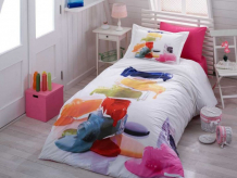Купить постельное белье hobby home collection 1.5-спальное 3d rainbow 160x240 см 1501000891