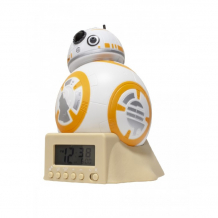 Купить часы star wars звёздные войны будильник bulbbotz минифигура bb-8 14 см 2021395