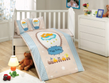 Купить комплект в кроватку hobby home collection c одеялом bambam 100х150 см 