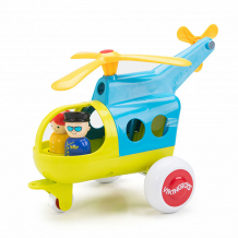 Купить vikingtoys 701272 модель вертолета jumbo с 2 фигурками (новые цвета)