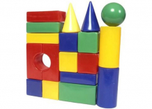 Купить развивающая игрушка свсд строительный набор стена-2 18 элементов 5244/сд