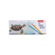 Купить bruynzeel набор цветных карандашей черепаха 45 цветов в металлическом коробе-пенале 60312905
