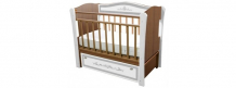 Купить детская кроватка влана меандр (продольный маятник) крдпр-102