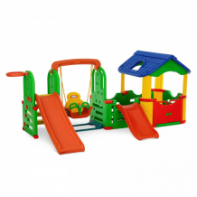 Купить happy box детский игровой комплекс для дома и улицы мульти-хаус jm-804с jm-804c