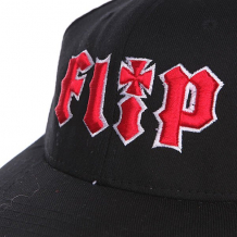 Купить бейсболка детская flip youth metalhead hat black черный,красный ( id 1123688 )