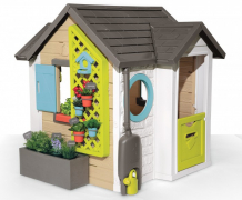 Купить smoby детский игровой садовый домик 810405
