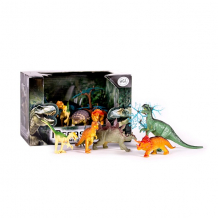 Купить megasaurs sv10690 мегазавры игровой набор динозавров (5 дино + дерево) (в ассортименте)