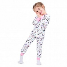 Купить пижама джемпер/брюки leader kids, цвет: белый ( id 12125338 )