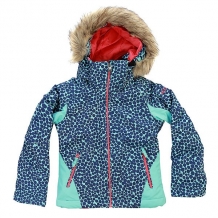 Купить куртка детская roxy jetty ski irregular dots teeni голубой ( id 1161495 )