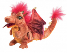 Купить мягкая игрушка folkmanis дракон огненный 15 см 3054