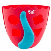 Купить roxy-kids rth-001r органайзер-сортер dino для игрушек и банных принадлежностей, коралловый