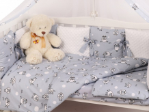 Купить бортик в кроватку amarobaby exclusive soft collection 101 барашек 