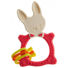 Купить универсальный прорезыватель roxy-kids "bunny", коралловый ( id 8393511 )