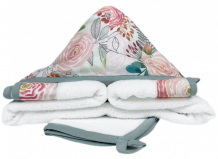 Купить mom'story design полотенце с капюшоном и полотенце для лица лютики twlkids/btc