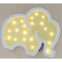 Купить светильник настенный ночной лучик «слоник», желтый ( id 12370874 )