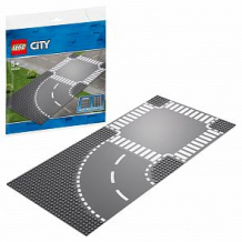 Купить конструктор lego city supplementary 60237 поворот и перекрёсток ( id 10205895 )