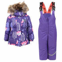 Купить комплект куртка/полукомбинезон stella's kids foxes, цвет: фиолетовый ( id 11263532 )