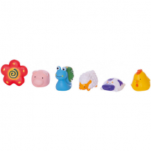 Купить набор резиновых игрушек для ванной "веселое купание", 6 предм., в пакете, abtoys ( id 5500917 )