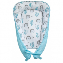 Купить amarobaby подушка-позиционер для сна little baby ежики гнездышко-sb-ёжики
