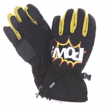 Купить перчатки сноубордические детские pow grom glove black черный ( id 1104614 )