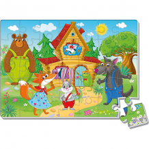 Купить мягкие пазлы vladi toys "теремок", 12 элементов ( id 11495291 )