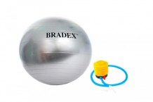 Купить bradex мяч для фитнеса с насосом антивзрыв 85 см 