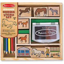 Купить набор печатей melissa & doug "лошади" ( id 4993632 )