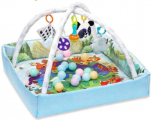 Купить развивающий коврик funkids с игрушками baby activity gym 