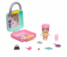Купить bondibon игровой набор oly кукла в чемоданчике на кодовом замке во фруктово-конфетной шапочке вв387 вв3867