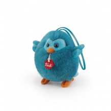 Купить мягкая игрушка trudi синяя птичка-пушистик на веревочке 10 см 29096