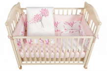 Купить комплект в кроватку bebe luvicci blossom (6 предметов) 