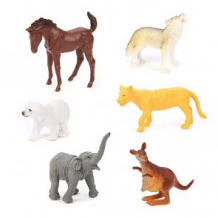Купить набор животных shantou gepai jungle animal 8 см ( id 10835384 )