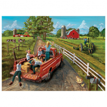 Купить пазл cobble hill "фермерский грузовичок", 1000 деталей ( id 10985858 )