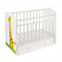 Купить детская кроватка вдк морозко жираф поперечный маятник с ящиком ут000003151