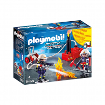 Купить игровой набор playmobil «пожарная служба: пожарные с водяным насосом» ( id 8001475 )