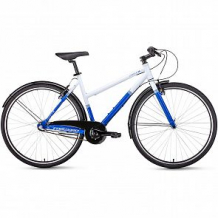 Купить двухколесный велосипед forward corsica, цвет: белый/синий ( id 12065356 )