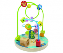 Купить деревянная игрушка classic world сортер ocean beads coaster птичка 3319